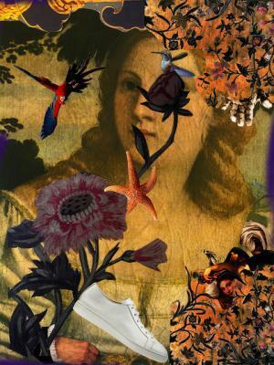 フェンディも手掛けた映像作家デュオが制作、「サントーニ」2016春夏コラージュの世界