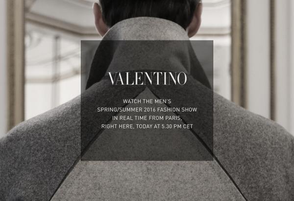 【生中継】ヴァレンティノ2016春夏メンズコレクション、25日0時半より