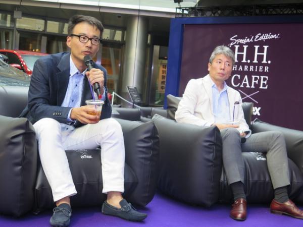 TOYOTAハリアー×マレンコの限定カフェオープン。猿田彦珈琲、N.ハリ“紫”を語る