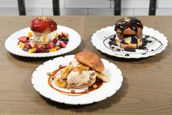 あったかバンズ×冷たいアイスの限定バーガー、ディーゼルが手掛けるカフェに登場