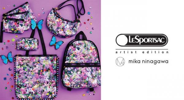 M/ mika ninagawa × レスポートサック、咲き乱れる花々と蝶を表現したコラボコレクション第2弾が発売