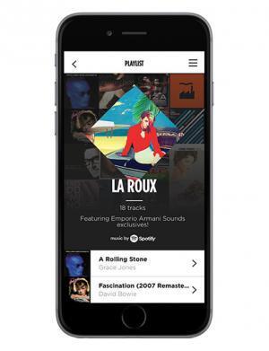 ジョルジオ アルマーニがファッション業界初、「Spotify」と共同開発したライブ映像アプリをローンチ