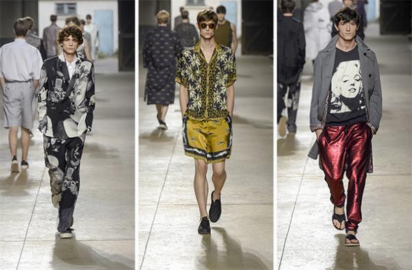 主役はマリリン・モンロー。ドリス ヴァン ノッテンのニューフォークロアスタイル【2016春夏メンズ】