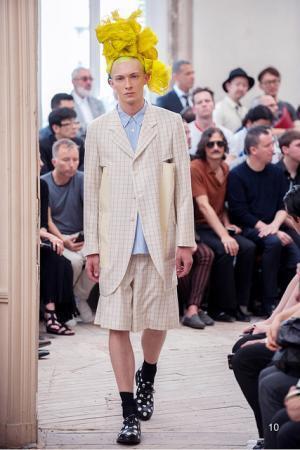 コム デ ギャルソン・オム プリュスの切り刻まれたテーラリング【2016春夏メンズ】