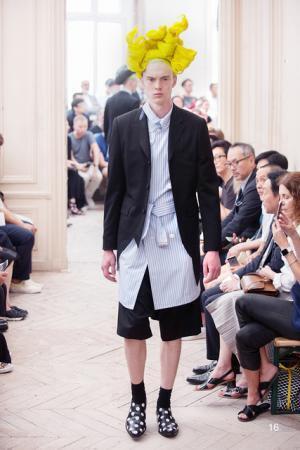 コム デ ギャルソン・オム プリュスの切り刻まれたテーラリング【2016春夏メンズ】