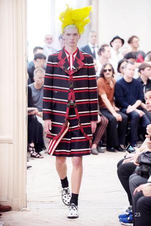 コム デ ギャルソン・オム プリュスの切り刻まれたテーラリング【2016春夏メンズ】