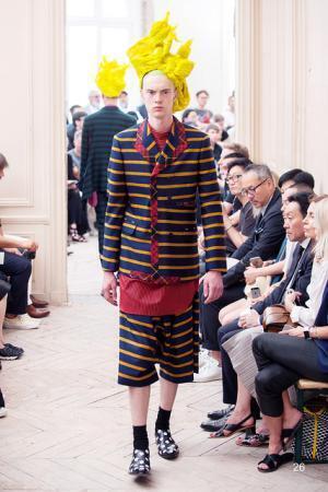 コム デ ギャルソン・オム プリュスの切り刻まれたテーラリング【2016春夏メンズ】