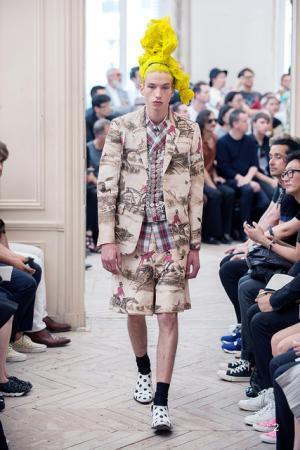 コム デ ギャルソン・オム プリュスの切り刻まれたテーラリング【2016春夏メンズ】