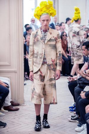 コム デ ギャルソン・オム プリュスの切り刻まれたテーラリング【2016春夏メンズ】