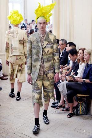 コム デ ギャルソン・オム プリュスの切り刻まれたテーラリング【2016春夏メンズ】