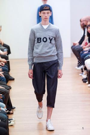 コム デ ギャルソン・シャツはパンチングで描くキュートなネイチャー【2016春夏メンズ】