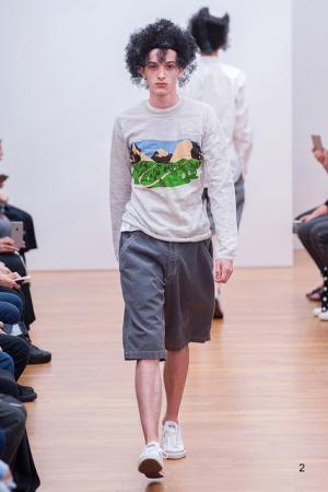 コム デ ギャルソン・シャツはパンチングで描くキュートなネイチャー【2016春夏メンズ】