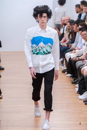 コム デ ギャルソン・シャツはパンチングで描くキュートなネイチャー【2016春夏メンズ】