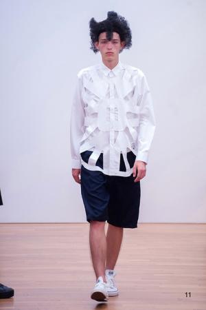 コム デ ギャルソン・シャツはパンチングで描くキュートなネイチャー【2016春夏メンズ】