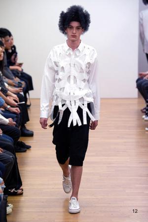 コム デ ギャルソン・シャツはパンチングで描くキュートなネイチャー【2016春夏メンズ】