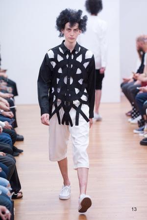 コム デ ギャルソン・シャツはパンチングで描くキュートなネイチャー【2016春夏メンズ】