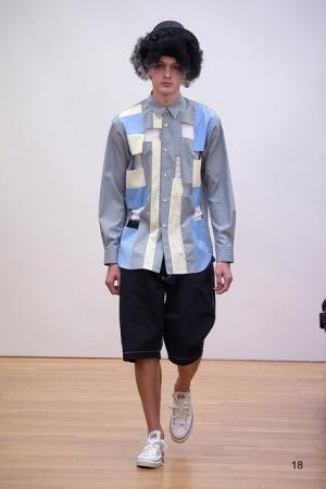 コム デ ギャルソン・シャツはパンチングで描くキュートなネイチャー【2016春夏メンズ】