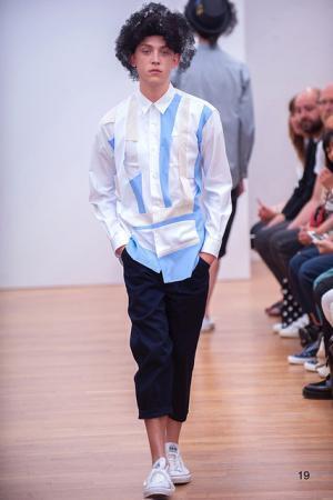 コム デ ギャルソン・シャツはパンチングで描くキュートなネイチャー【2016春夏メンズ】