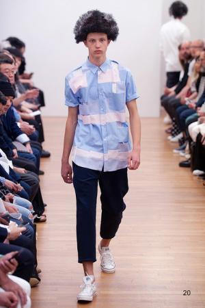 コム デ ギャルソン・シャツはパンチングで描くキュートなネイチャー【2016春夏メンズ】