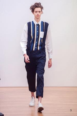 コム デ ギャルソン・シャツはパンチングで描くキュートなネイチャー【2016春夏メンズ】