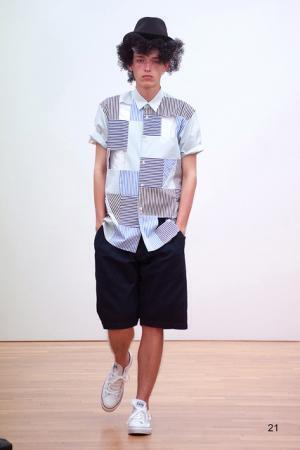 コム デ ギャルソン・シャツはパンチングで描くキュートなネイチャー【2016春夏メンズ】