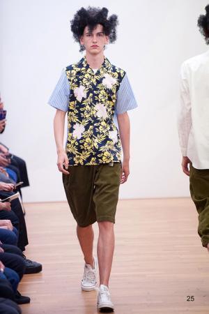 コム デ ギャルソン・シャツはパンチングで描くキュートなネイチャー【2016春夏メンズ】