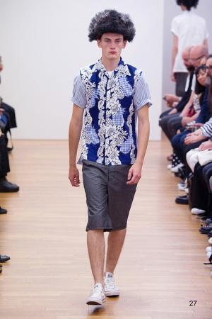 コム デ ギャルソン・シャツはパンチングで描くキュートなネイチャー【2016春夏メンズ】