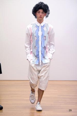 コム デ ギャルソン・シャツはパンチングで描くキュートなネイチャー【2016春夏メンズ】