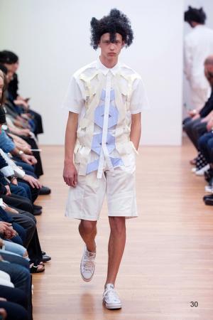 コム デ ギャルソン・シャツはパンチングで描くキュートなネイチャー【2016春夏メンズ】