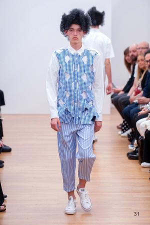 コム デ ギャルソン・シャツはパンチングで描くキュートなネイチャー【2016春夏メンズ】