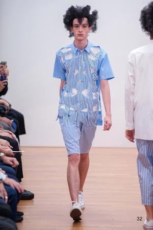 コム デ ギャルソン・シャツはパンチングで描くキュートなネイチャー【2016春夏メンズ】