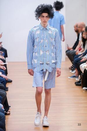 コム デ ギャルソン・シャツはパンチングで描くキュートなネイチャー【2016春夏メンズ】