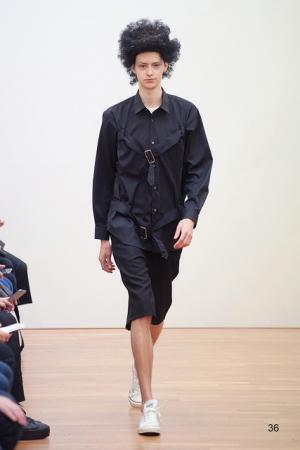 コム デ ギャルソン・シャツはパンチングで描くキュートなネイチャー【2016春夏メンズ】