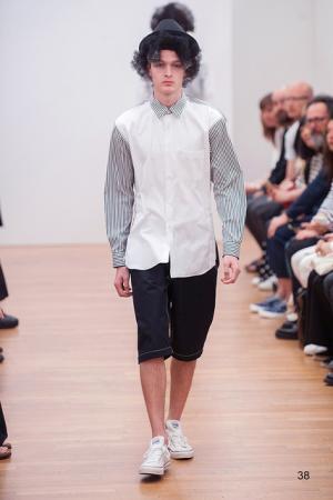 コム デ ギャルソン・シャツはパンチングで描くキュートなネイチャー【2016春夏メンズ】