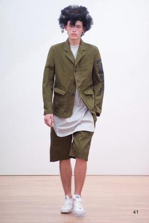 コム デ ギャルソン・シャツはパンチングで描くキュートなネイチャー【2016春夏メンズ】