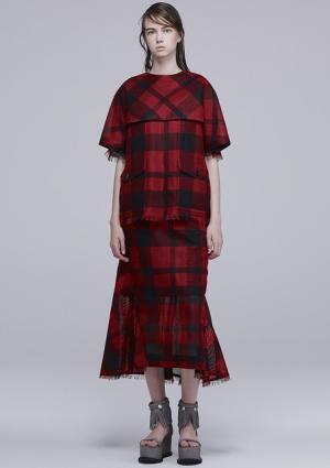 sacai初のプレコレクション、ルックを公開。sacai luckは一時休止【16年プレスプリング】