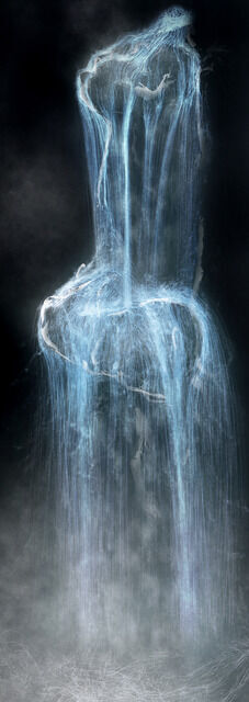 チームラボが「Seattle Art Fair」にて展示する映像作品／「Universe of Water Particles / 憑依する滝」