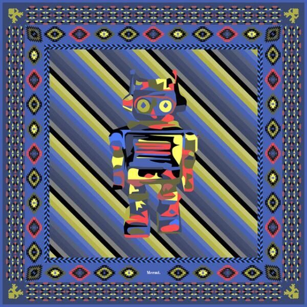 「ROBOT LUREX21スカーフ」（3万4,000円）