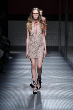 ミンクのポンポン付き、GUCCIの新作レースアップブーツ【Today's item】