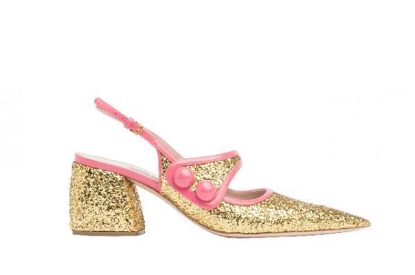 グリッター×パステルカラーがレトロポップ。ミュウミュウの煌びやかなシューズ【Today's item】