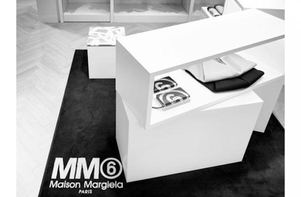 MM6 メゾン マルジェラ、大阪高島屋にニューショップ。店内はモノトーンで統一