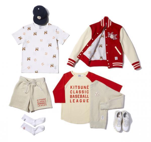 メゾン キツネ×リーボック クラシック、“ベースボール”がテーマのコレクション発売