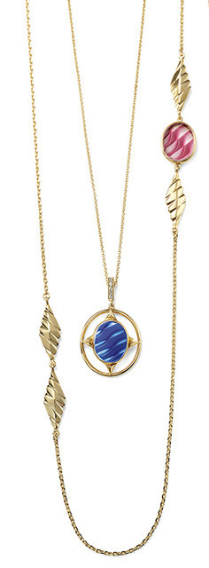 山口小夜子デザインのジュエリー作品「uruyui」、新宿伊勢丹で現代風に昇華