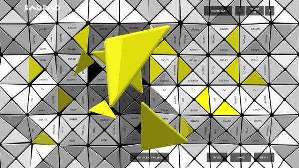 バオ バオ イッセイミヤケ、音楽を視覚化しながら遊べるインターフェースを公式サイトでスタート