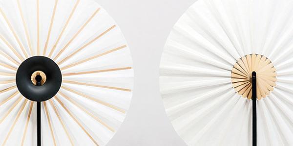 アジアの風情漂う…扇子形ランプ「Ryun」、韓国のデザインスタジオが発表