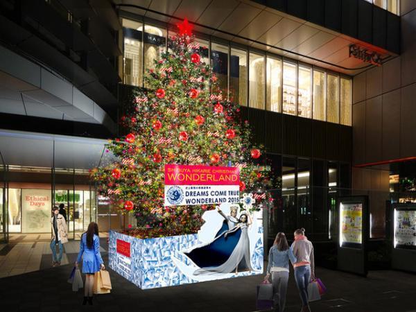 渋谷ヒカリエのクリスマス、「ドリカム」とのコラボツリー＆限定ケーキが登場