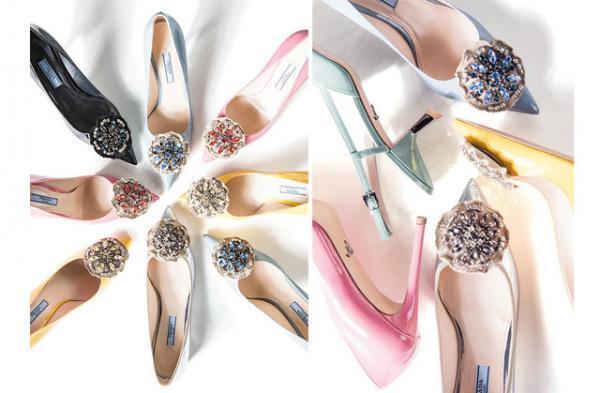 プラダが“ブローチ”に着想得た新作シューズ発売。新宿伊勢丹＆阪急うめだでポップアップ