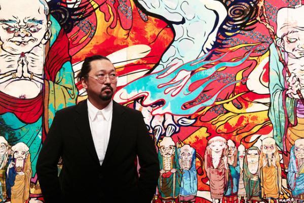 村上隆の国内大規模個展が14年ぶり開催！注目は全長100mの超大作《五百羅漢図》