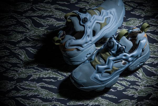 リーボック「インスタポンプフューリー」にカモフラージュ柄を配した新作登場