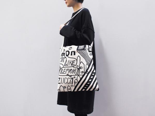 ZUCCa×れもんらいふのコラボ企画第3弾発表。千原徹也の描くアートをウエアやバッグに